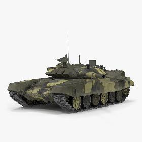 T72 Main Battle Tank Camo Rigged